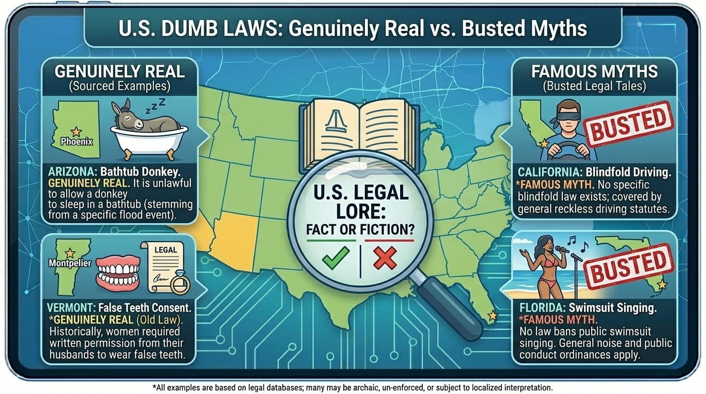 Dumbest Laws in States: Real US Laws (and the Myths to Skip)