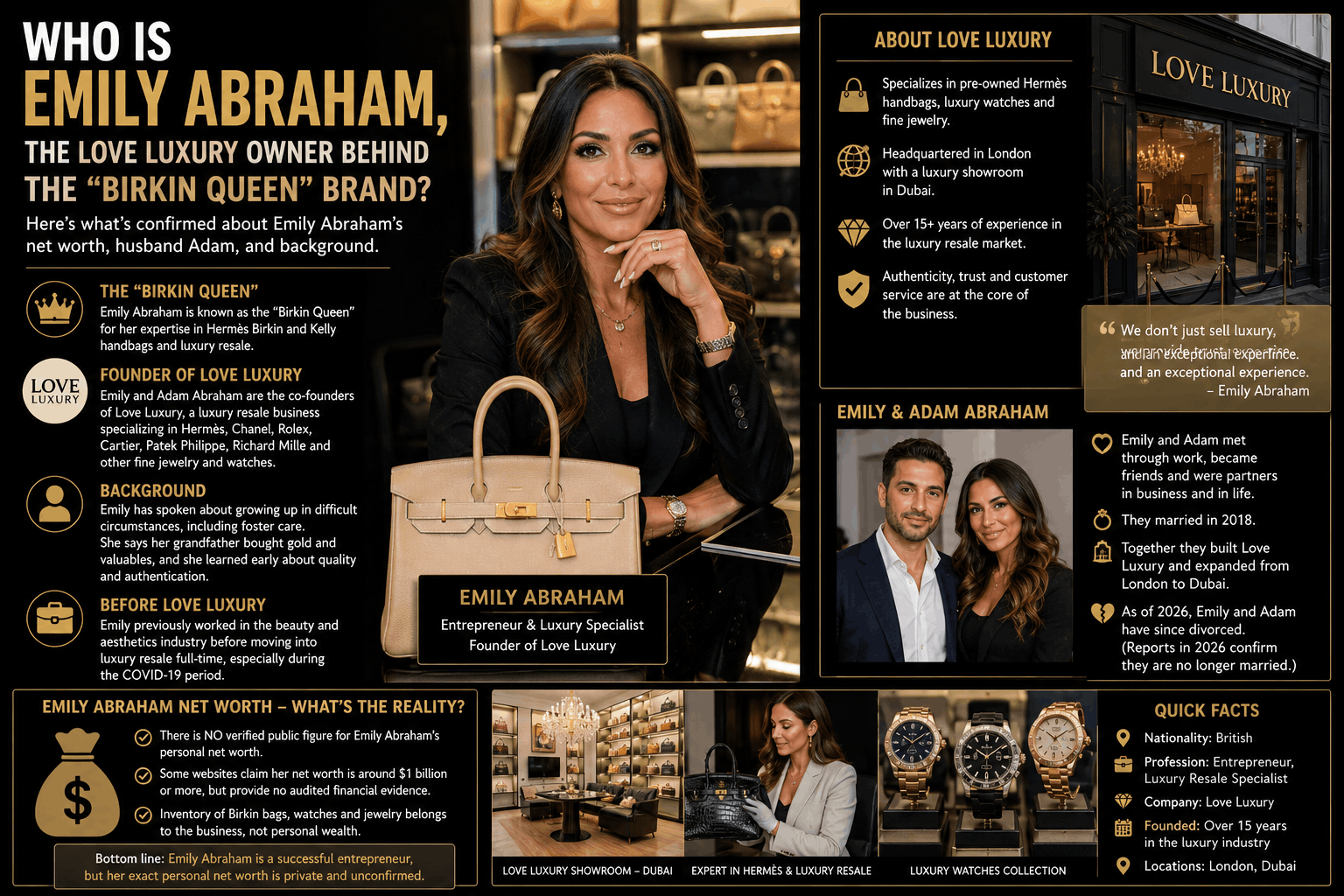 Emily Abraham: Love Luxury Owner, Net Worth and Her Story