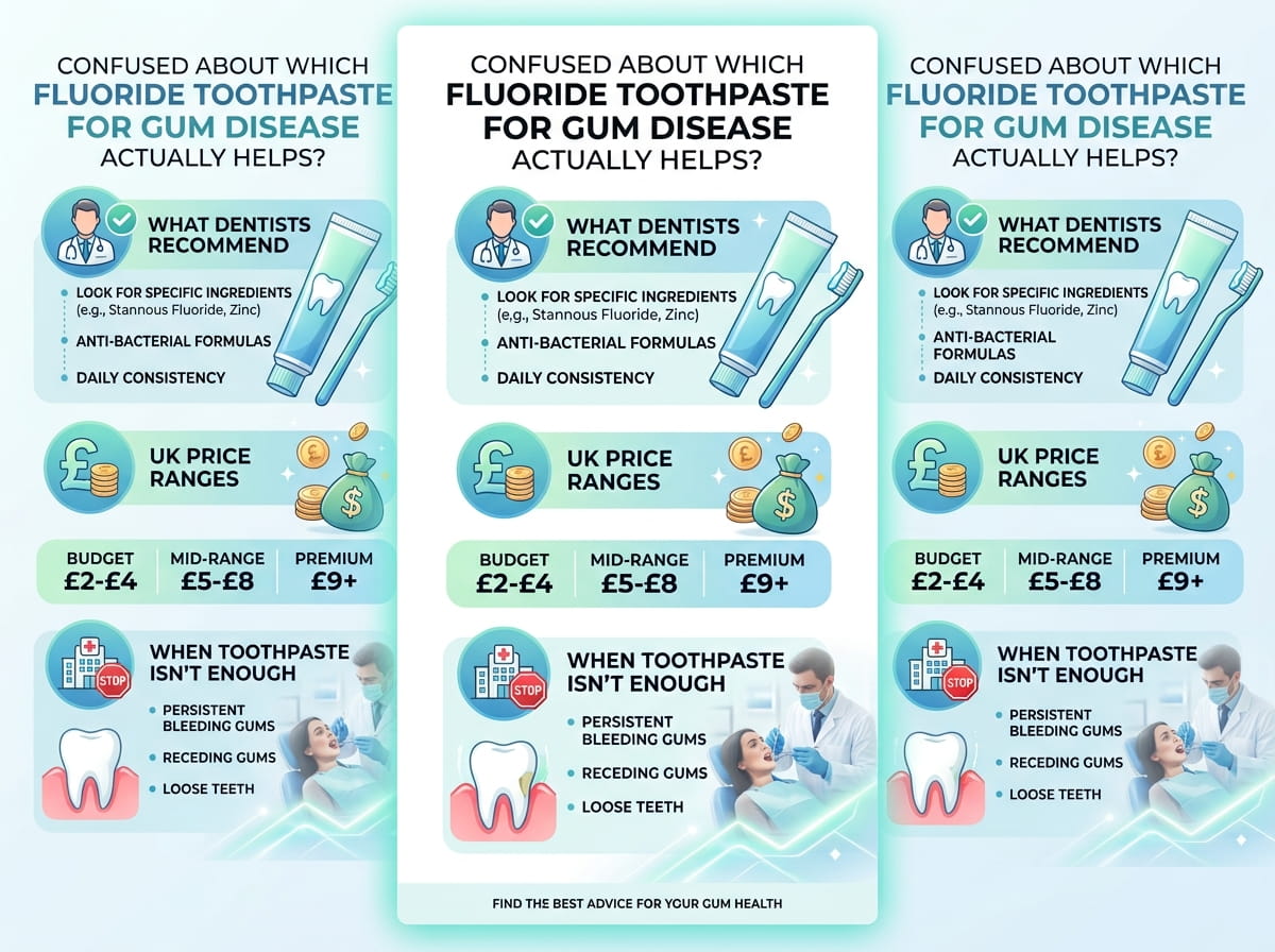 Fluoride Toothpaste for Gum Disease: What Actually Works
