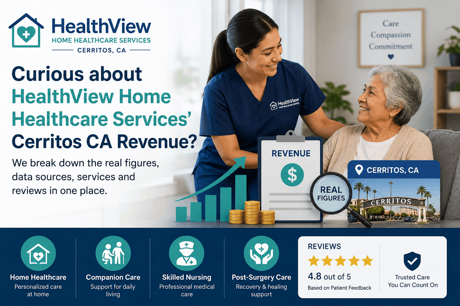 HealthView Home Healthcare Services Cerritos CA Revenue 