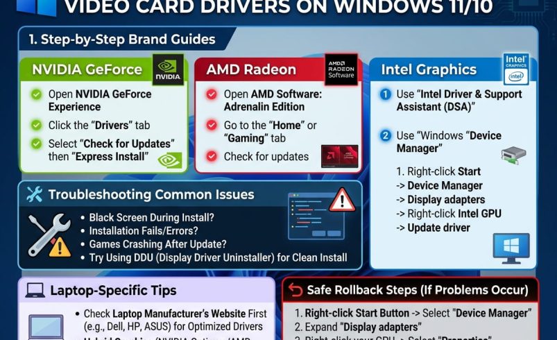 how to update video card drivers