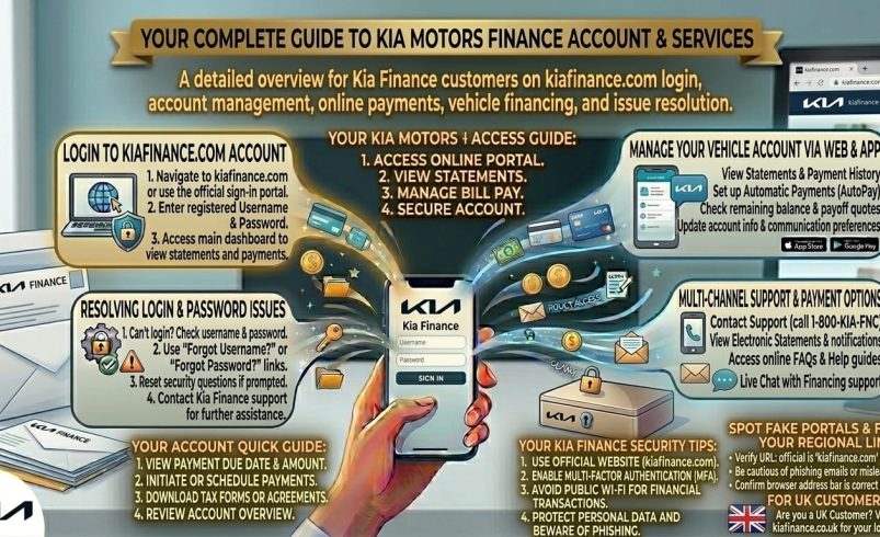 kia motors finance company login