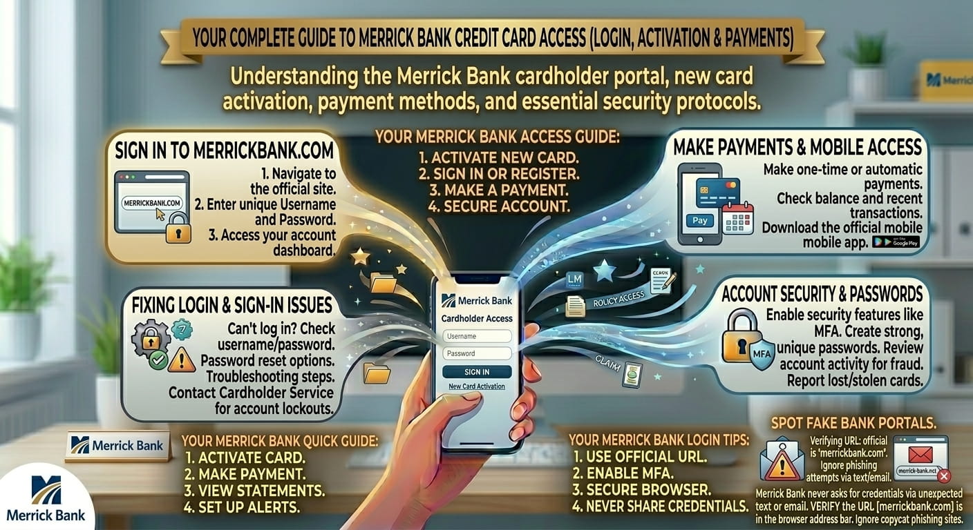 Merrick Bank Login: Sign In, Activate Card & Make Payments