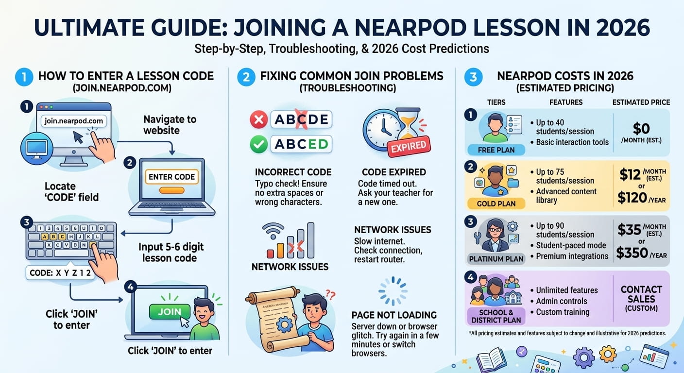 Nearpod Join: How to Join a Nearpod Lesson (2026)