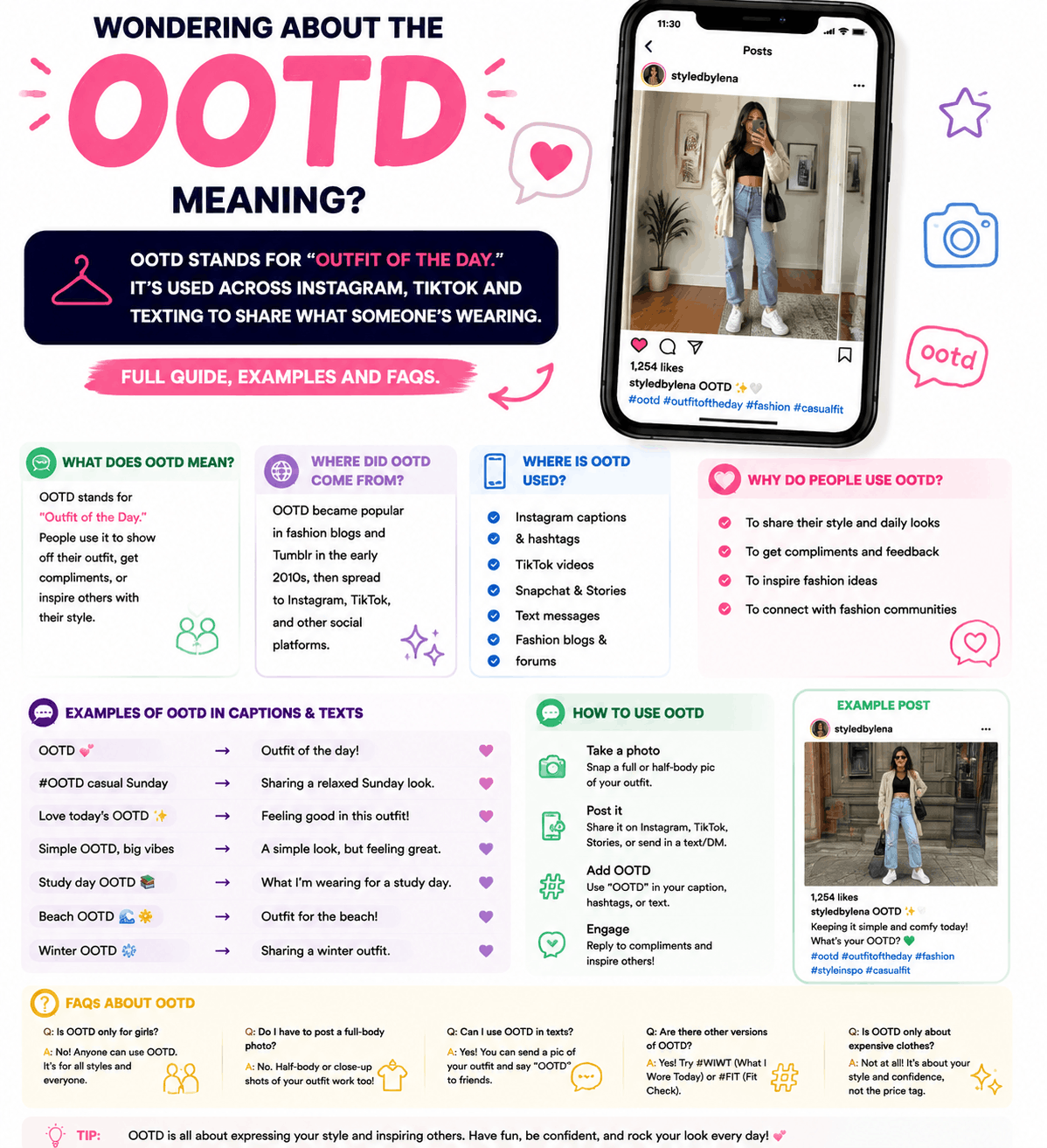 OOTD Meaning: What Does OOTD Mean on Instagram and TikTok?