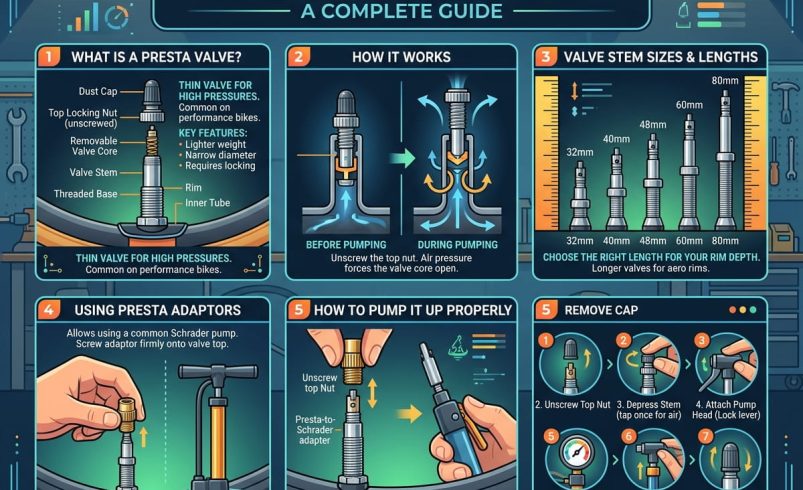 Presta Valve Explained: How It Works & How to Pump It Up