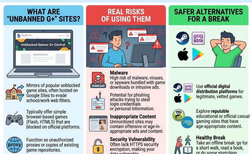 Is Unbanned G+ Safe? What “Unblocked Games G+” Really Is