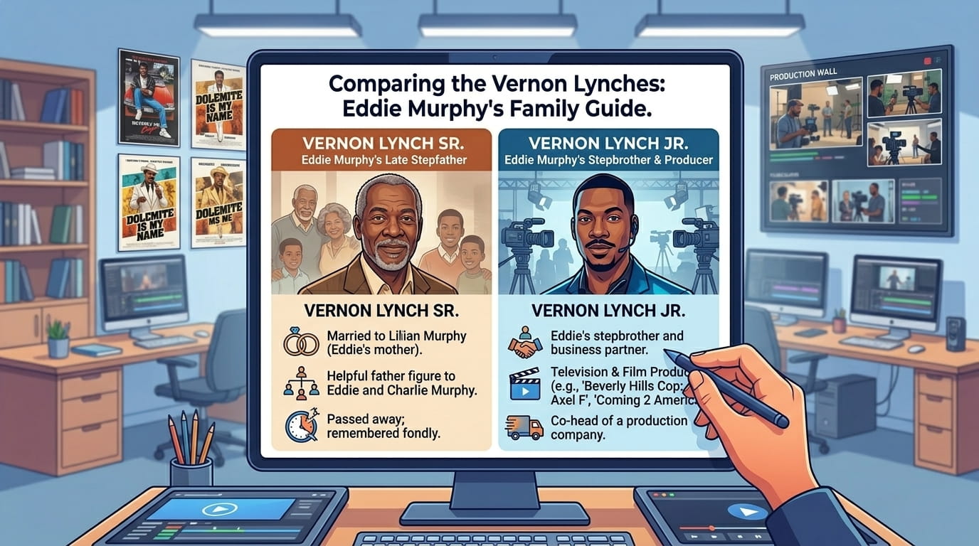Vernon Lynch: Eddie Murphy’s Stepfather and Stepbrother Explained