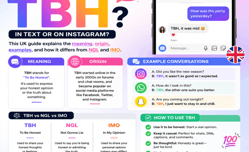 What Does TBH Mean? Full Guide for UK Texters (2026)