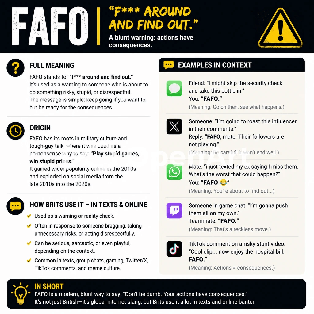 What Does FAFO Mean? Full Meaning, Origin & Uses (UK Guide)