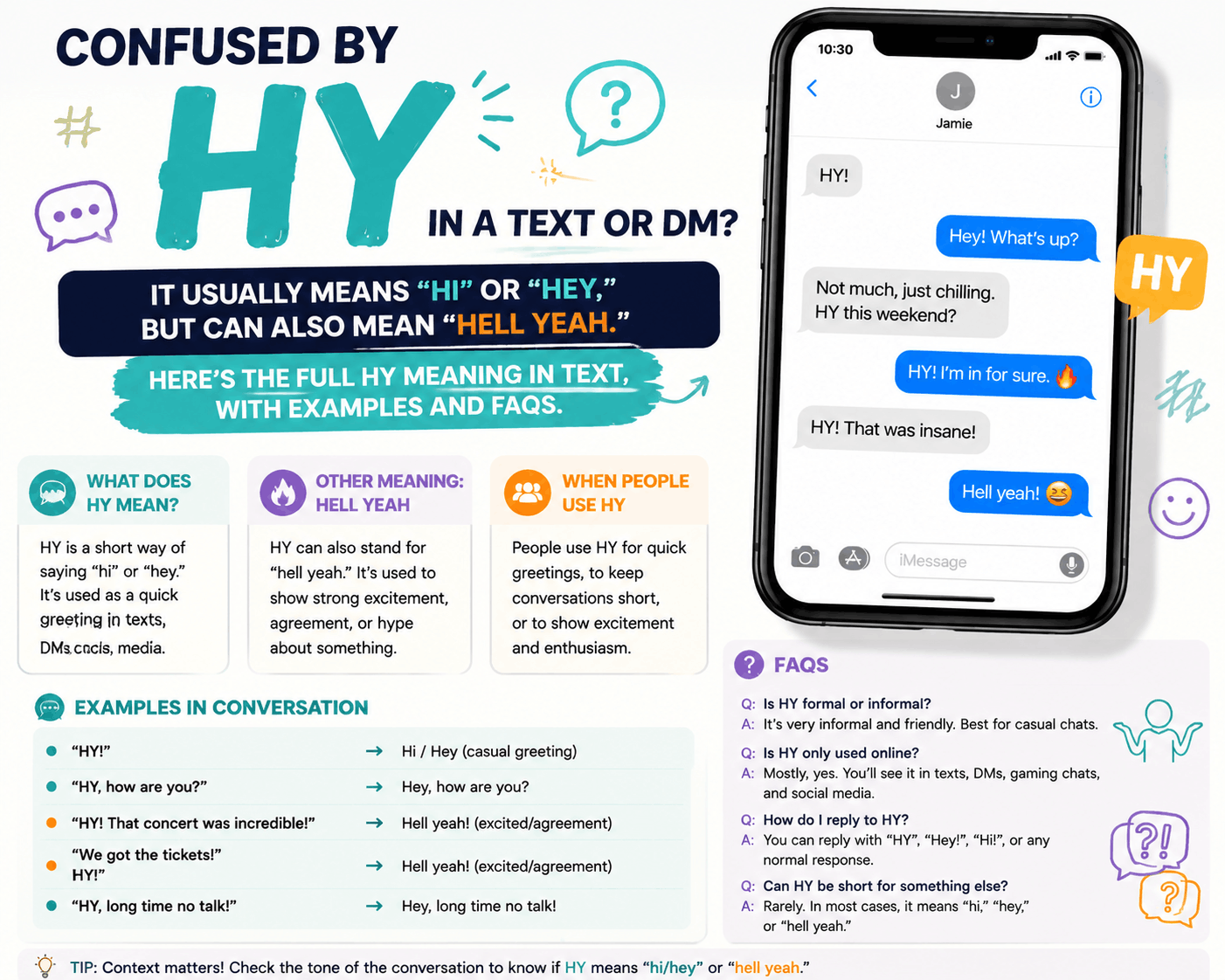 What Does HY Mean in Text? Full Meaning Explained